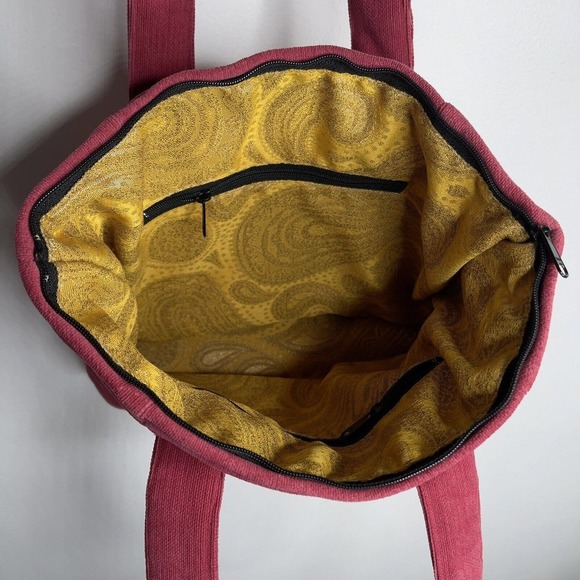 1154 LILL Studio Quilted Fabric Tote Bag 12”x10” - Picture 5 of 10